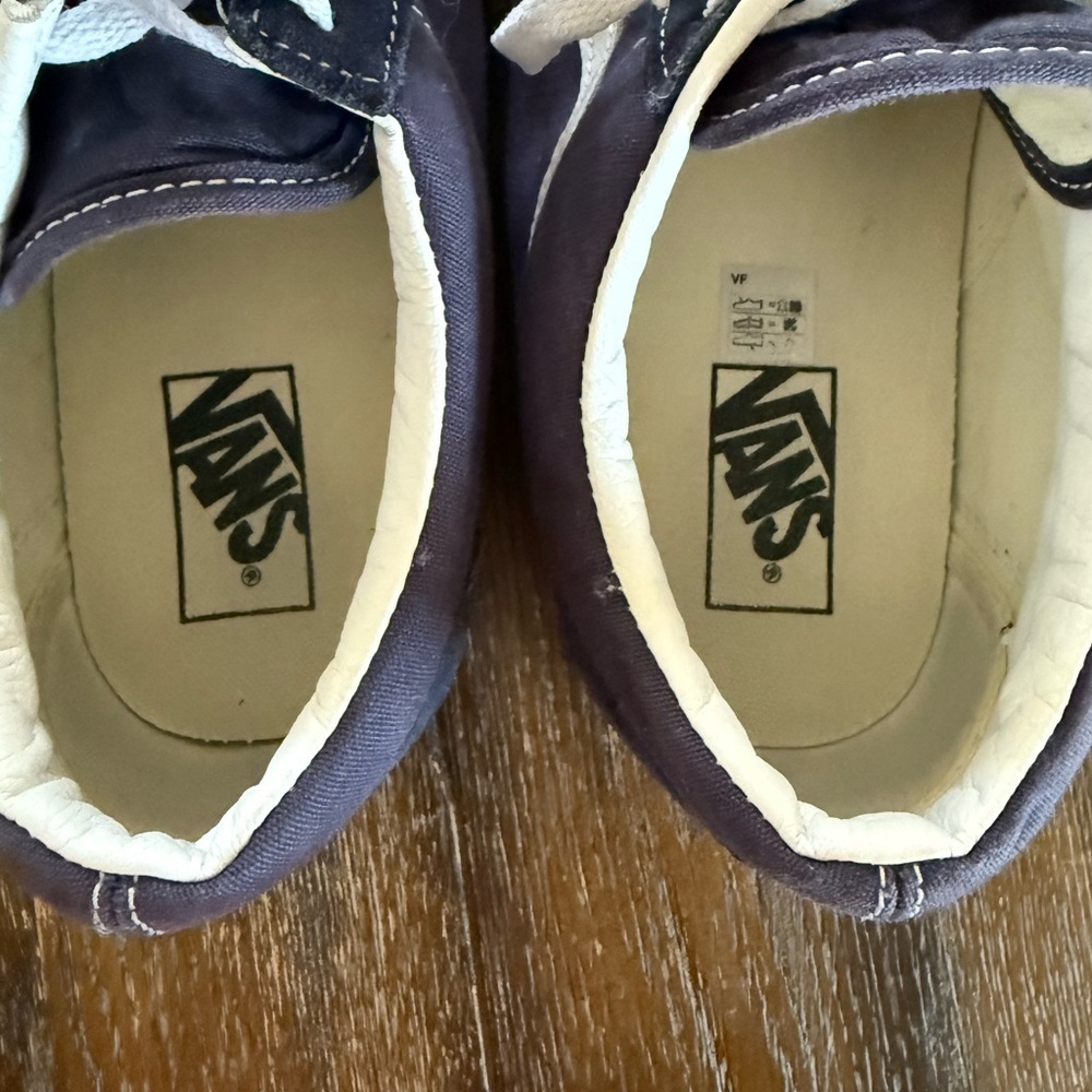 Vans Off The Wall Navy Blue and White Men’s Sneakers/Skate Shoe Size 12 - Picture 11 of 12
